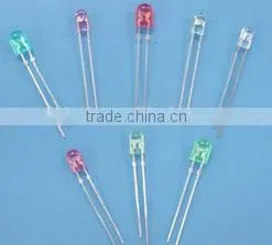 Transparent Yellow 5mm Oval Led Diode Water Clear Lens thumbnail-1