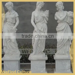 Ancient Elegant Naked Woman Stone Statue thumbnail-1