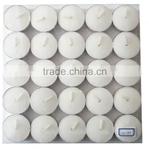White Tealight Candles in Bag thumbnail-1