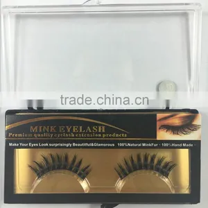 Private Label Faux Mink False Eyelashes, Premium Black, 0.05mm Chickness to 0.25mm Thickness thumbnail-1