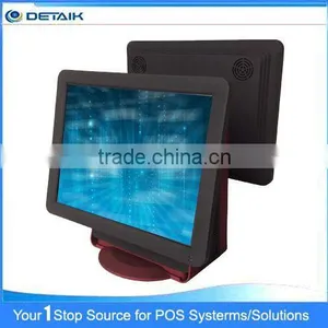 DTK-POS1533 7 Years Gold Supplier 15 Inch All In One POS System Dual Screen thumbnail-1