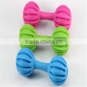 Pet Supplies Factory Thermoplastic Rubber Dumbbells Dog Chew Toys thumbnail-3