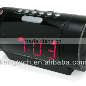 Long Shape Desktop Projector Clock Radio thumbnail-4