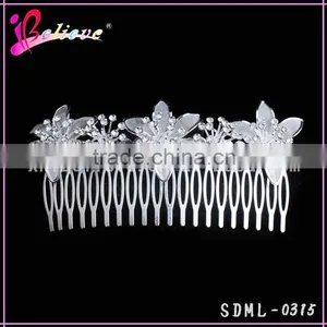 Reasonable Price From Factory Wholesale Hair Jewelry Flower Hair Comb Wedding Accessories Bride Hair thumbnail-1
