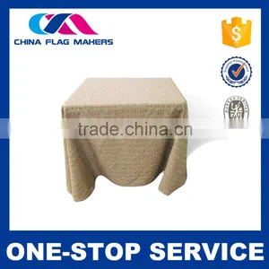 2015 Hot Selling Latest Designs Custom Tag 100% Polyester Table Cloth thumbnail-2