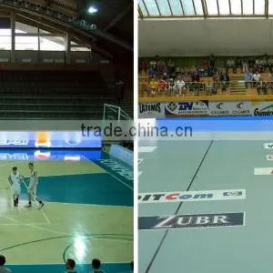 Perimeter Stadium P10/12 Indoor & Outdoor Transparent Portable Led Video Curtain Display thumbnail-1
