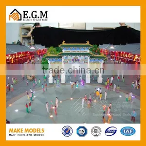 Scale Model of City God, Temple in Changzhi for Display With a Strong Ethnic Flavor thumbnail-3