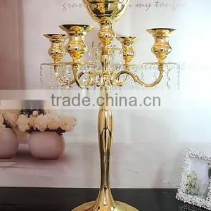 AN368 ANPHY European Style Noble Wedding Household Decoration Metal Candlestick Stand Holder Display Stock 68*33.8cm thumbnail-1
