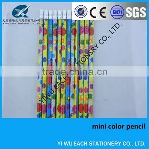 2014 Hottest Plastic Mantle Wooden HB Pencil With White Rubber Yiwu Pencil Factories,pencils With Logo thumbnail-1
