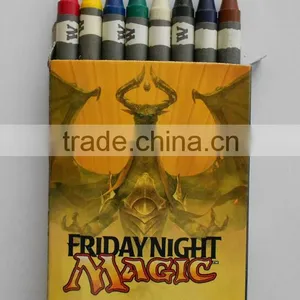 8 Colors Non Toxic Wax Crayon With Promotion Packing & Magic Crayon thumbnail-3