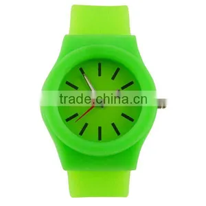 Silicone Wrist Watches Japan Quartz Movement for Kids Factory Watch thumbnail-6