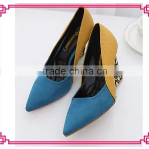 New Design Pointed Toe Platform Wedge Heel Women Shoes thumbnail-1