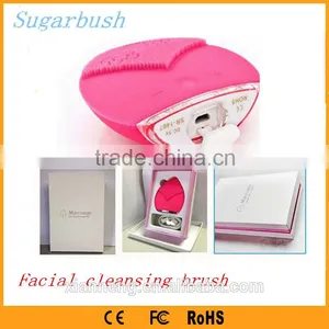 Popular Electric Face Brush Vibrating Facial Massager Silicone Face Cleaning Brush thumbnail-2