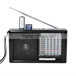 Innovative Design Torch Light Rechargeable USB SD Portable Excellent Sound Radio thumbnail-1