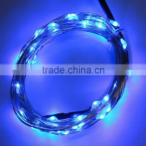 Fullbell 9.8ft/3M 60LEDs Mini Decorative Indoorchicken Wire Light Fixture Starry Silver Wire Lights for Wedding Holiday thumbnail-1