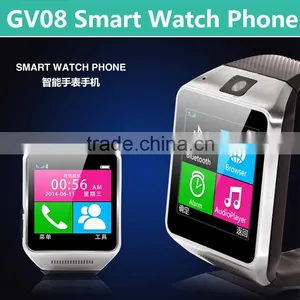 Most Fashionable Low Price of Smart Watch Phone With Sim Card GV08 thumbnail-1