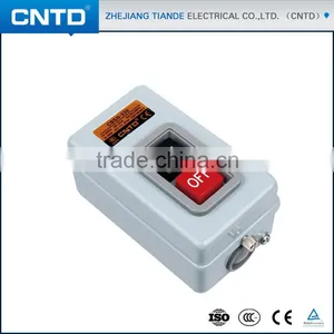 CNTD Iron Pushbutton Control Switch CBSN-330 30A 3.7KW thumbnail-1