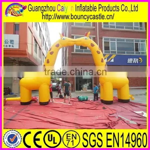 Inflatable PVC Material Giraffe Arch Door thumbnail-1