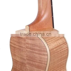 High Quality Concert/tenor Ukulele,solid Spruce Top and Flame Manhogany Back,factory Wholesale thumbnail-4