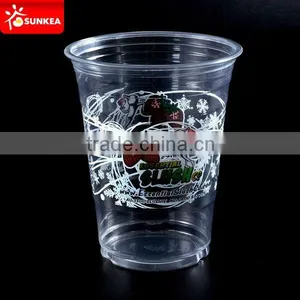 16oz Frozen Yoghurt Plastic Cup,clear Plastic Cup thumbnail-1