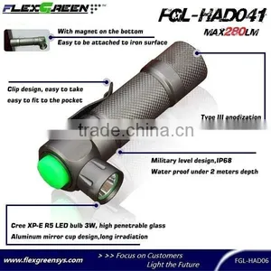 Rechargable 18650 Battery R5 LED Police Torch thumbnail-3