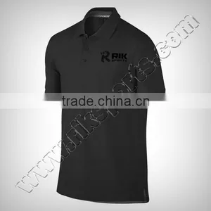 Black Polo T-Shirts, Sports T-Shirts, Casual T-Shirts With 100% Cotton thumbnail-1