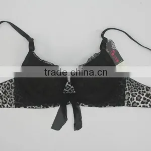 2015 Latest Lace Sexy Hot Sales High Quality Print Bra thumbnail-1