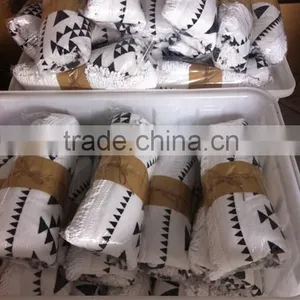100% Cotton Reactive Printing Round Beach Towel With Tassels for USA/Australia Market thumbnail-1