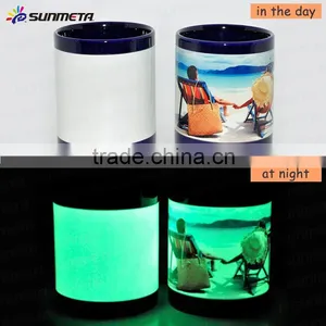 Sunmeta Directly Factory Whole Sale Patch Luminous Sublimation Mug 11oz thumbnail-1
