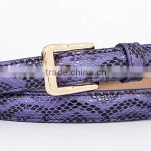 Animal Fashion Belt Snake PU Belt for Lady thumbnail-4