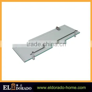 Bathroom SUS304 Contemporary Bathroom Glass Corner Shelves for Hotel and Home Decoration thumbnail-5