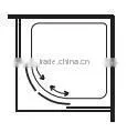 China Bathroom Design Straight Shower Cabin thumbnail-6