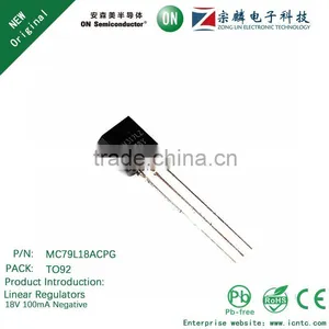 Genuine Original MC79L18ACPG TO92 Linear Regulators 100mA 18V thumbnail-1
