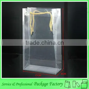 Customized Clear Cheap Plastic Ice Bag for Wine Quality Choice thumbnail-1
