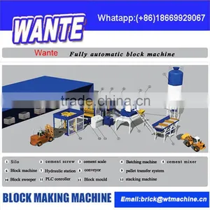 2015 China Block Machinery QT6-15B Automatic Cement Block Making Machine thumbnail-1