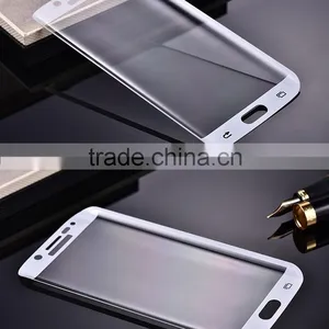 3D Curver Tempered Glass Screen Protector, Anti-fingerprint Full Cover Edge to Edge Glass Film for Samsung s6 Edge/s6 Edge Plus thumbnail-6