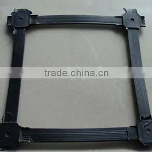 (Factory)54.5mx6m,85KN/m--85KN/m,High Tensile Strength Steel--Plastic Geogrid thumbnail-1