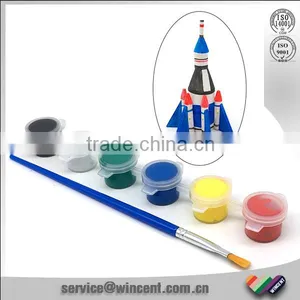 Non-toxic Multi-purpose Wood and Vinyl 6 Color Kids Paints thumbnail-1