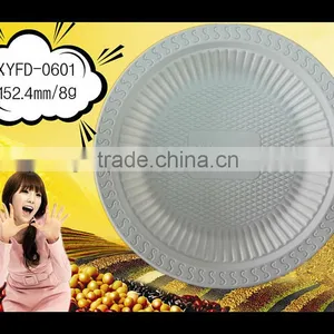 Biodegradable Corn Starch 6" Plates,disposable Plastic High Quality Dinner Plates thumbnail-1