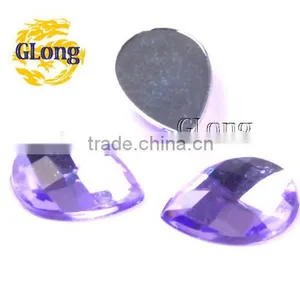 10*14mm Water Drop 3D Shaped Acrylic Flat Back Mix Color Rhinestone & Crystal For Stylish Bags Garment Shoes #GY015-14(Mix-s) thumbnail-3
