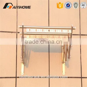 2016 Hot Sale Aluminum Balcony Wall Mounted Hanging Clothes Drying Rack thumbnail-4