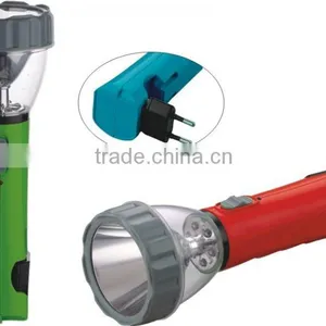 New Design Rechargeable VDE Round Plug Flashlight thumbnail-2