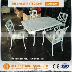 Cast Aluminum Garden Furniture Dinning Table And Chairs thumbnail-1