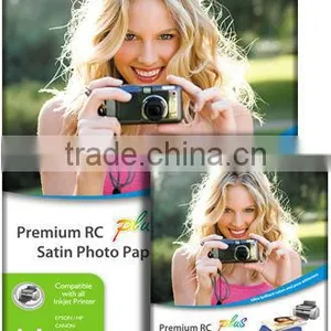 Factory Directly Sell Professional Premium Resin Coated Inkjet Photo Paper (High Glossy, Silk, Luster, Satin,wove Quality ) thumbnail-1