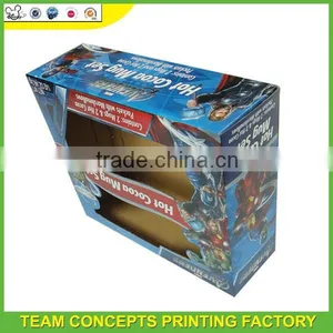 Window Corrugate Paper Mug Packaging Box thumbnail-1