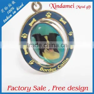 Custom Hot Sell Logo Cheap Iron Key Ring thumbnail-2