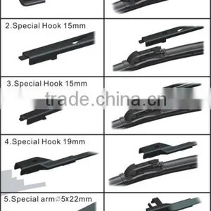 Patented Hybrid Wiper Blade With 5 in 1 Adaptor thumbnail-2
