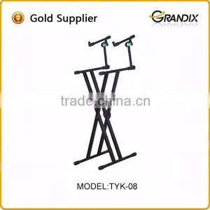 Heavy Duty Double X Frame Foldable Keyboard Stand thumbnail-1