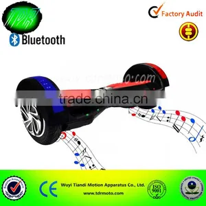 2015 2 Wheels 8 Inch Self-balance Skate Board Howver Board Unicyle LED Lights Bluetooth thumbnail-1