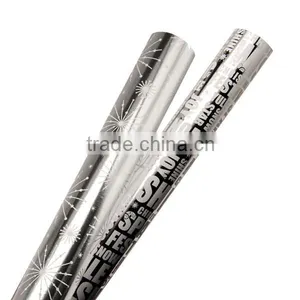 Silver & White Foiled Christmas Gift Wrap thumbnail-1